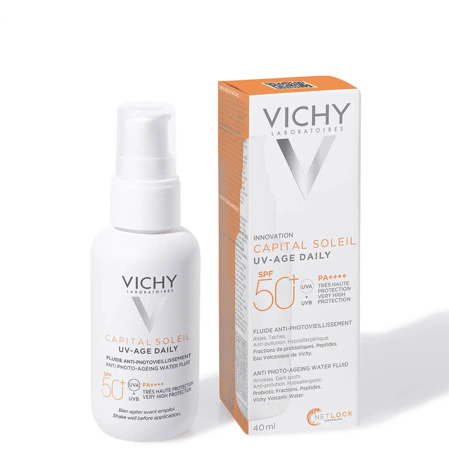VICHY Capital Soleil UV Age Daily SPF 50+ Invisible Sun Cream with Niacinamide 40ml 5