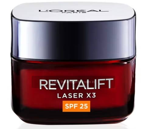 L'Oreal Paris Revitalift Laser Face Moisturiser With SPF 25 Triple Action Anti-Ageing Day Cream 50ml
